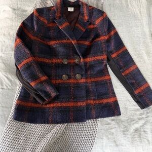 CAbi Plaid Double-Breasted Women's Jacket